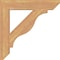 Ekena Millwork Funston Slat Smooth Bracket, Western Red Cedar, 3 1/2"W x 22"D x 22"H BKT04X22X22FST06SWR - alternate 3